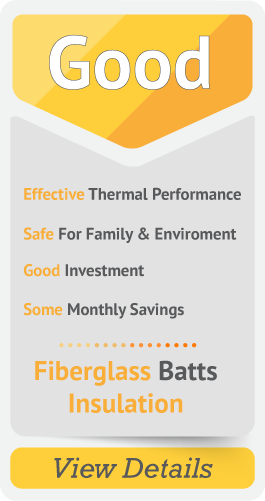 FiberGlass Batts Insulation Options